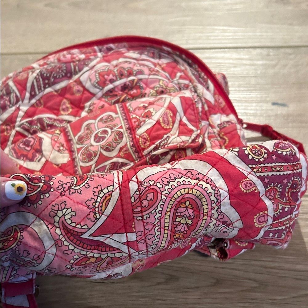 Vera Bradley Pink Paisley Backpack - Picture 8 of 8